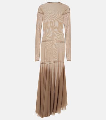 Robe longue en résille | Lemaire