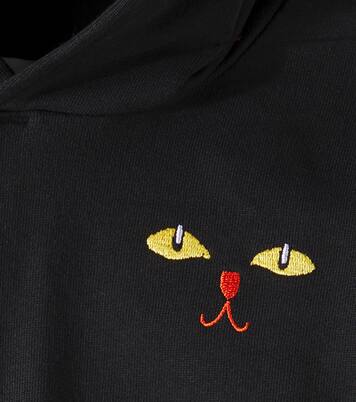 Sweat-shirt à capuche Cat Ears en coton | Mini Rodini