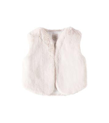 Pimmy faux shearling vest | Donsje