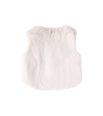 Pimmy faux shearling vest | Donsje