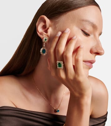 Bague en or 18 ct, émeraude et diamants | Suzanne Kalan