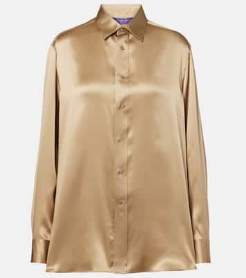 Camicia Adrien in charmeuse di seta | Ralph Lauren Collection