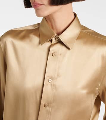 Camicia Adrien in charmeuse di seta | Ralph Lauren Collection