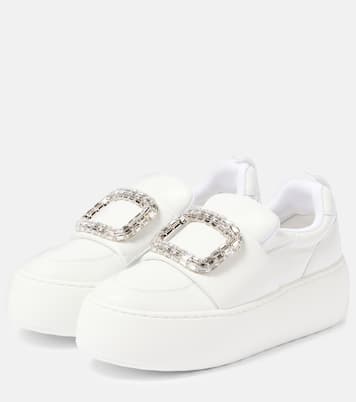 Viv' Up leather slip-on sneakers | Roger Vivier