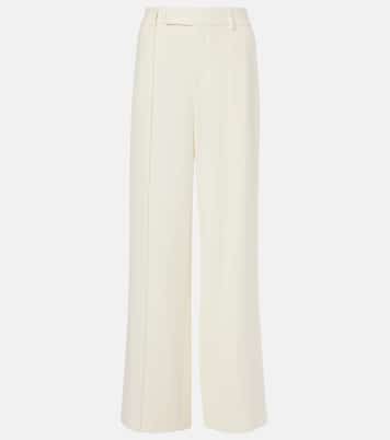 Pantaloni a gamba larga Weyes in crêpe | Proenza Schouler