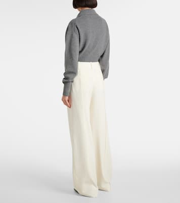Pantaloni a gamba larga Weyes in crêpe | Proenza Schouler