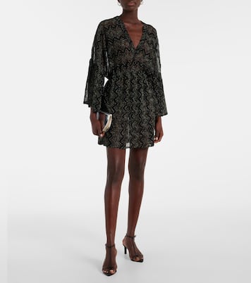 Vestido de playa de lamé en zigzag | Missoni