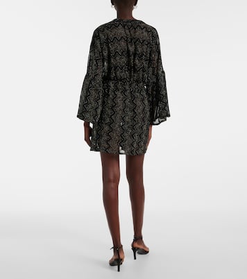 Vestido de playa de lamé en zigzag | Missoni