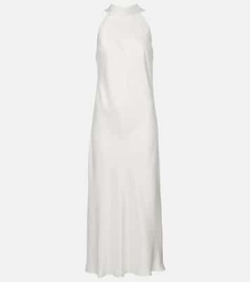 Vestido midi de novia Sienna de satén | Galvan