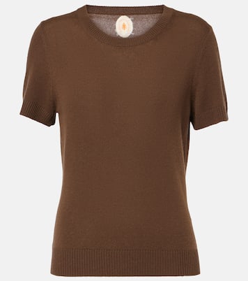 T-shirt in maglia di cashmere | Jardin des Orangers