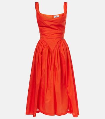 Vestido midi Sunday de algodón y seda | Vivienne Westwood