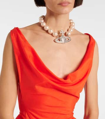 Vestido midi Sunday de algodón y seda | Vivienne Westwood