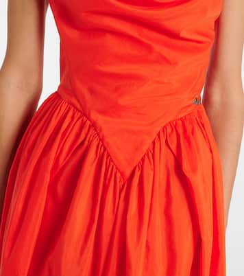 Vestido midi Sunday de algodón y seda | Vivienne Westwood