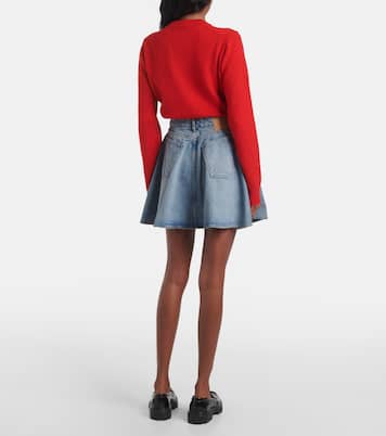 Mini-jupe en jean | Ami Paris