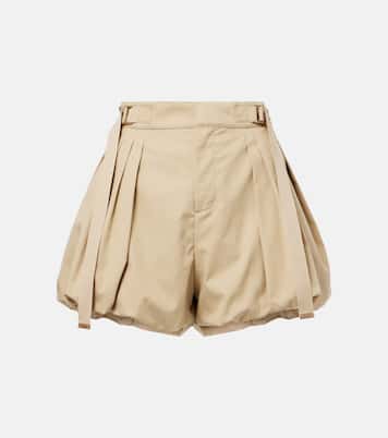 Shorts de gabardina de algodón | Chloé