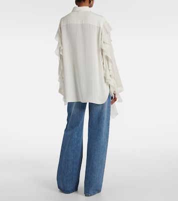 Camicia in seta con volant | Dorothee Schumacher