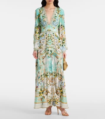 Maxikleid aus Seide | Camilla