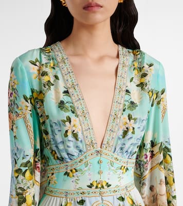 Maxikleid aus Seide | Camilla