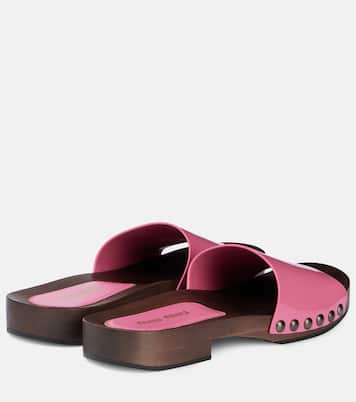 Patent leather clogs | Miu Miu