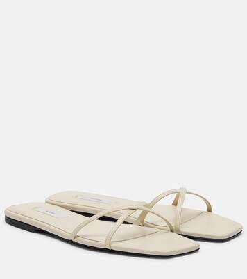 Leather slides | Toteme