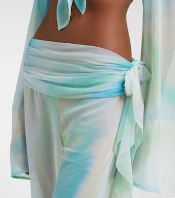 Pantaloni flared Shawn con volant | Bananhot