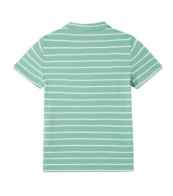 Striped cotton and linen polo shirt  | Polo Ralph Lauren Kids
