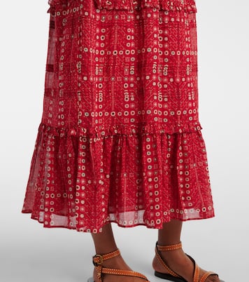 Gonna lunga Diya in cotone con stampa | Marant Etoile