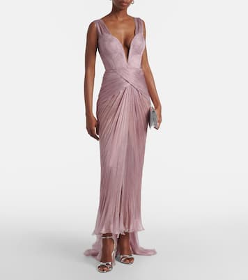 Corinna silk gown | Maria Lucia Hohan