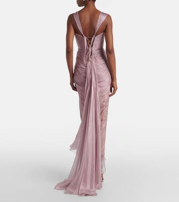 Corinna silk gown | Maria Lucia Hohan
