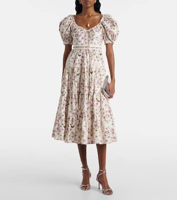 Maxikleid Palmera aus Baumwolle | Agua by Agua Bendita