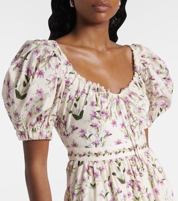 Maxikleid Palmera aus Baumwolle | Agua by Agua Bendita