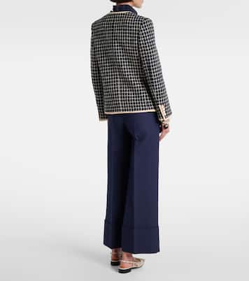 Chaqueta de bouclé en mezcla de lana y algodón | Valentino