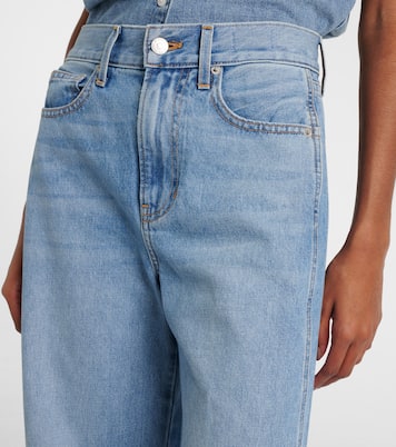 Jeans anchos de tiro alto | Veronica Beard