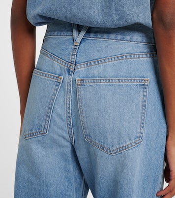 Jeans anchos de tiro alto | Veronica Beard