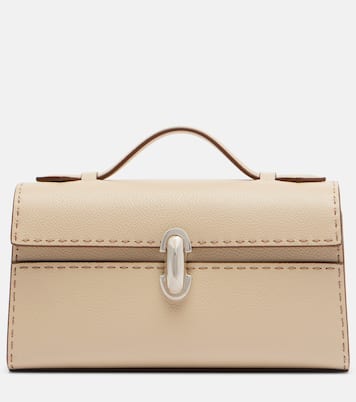 Symmetry leather tote bag | Savette
