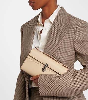 Symmetry leather tote bag | Savette