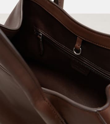 Alger Medium leather shoulder bag | The Row