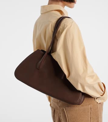 Alger Medium leather shoulder bag | The Row