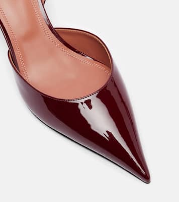 Sofia 60 patent leather slingback pumps | Amina Muaddi