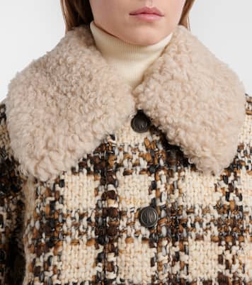 Daunenjacke Camlez aus Wolle mit Shearling | Moncler Grenoble