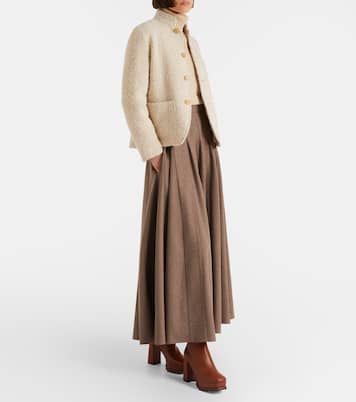 Ankle Boots 70 aus Leder mit Shearling | Gianvito Rossi