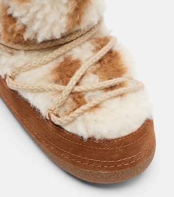 Teddy High suede and teddy snow boots | Inuikii