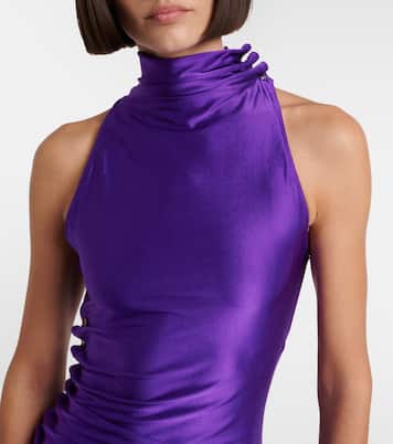 Cocktailkleid aus Satin-Jersey | Rabanne