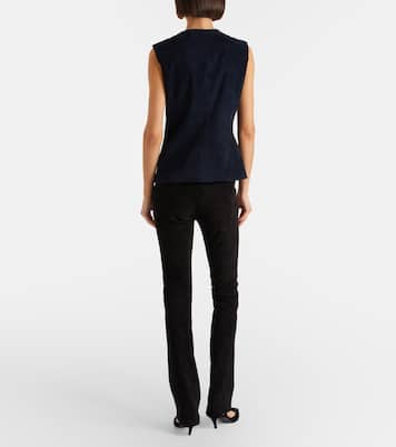 JP Long suede flared pants | Stouls