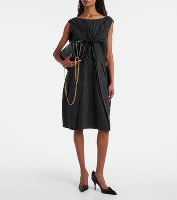 Minikleid aus Schurwolle | Prada