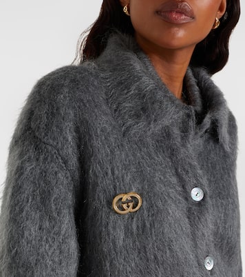 Interlocking G embellished brooch | Gucci