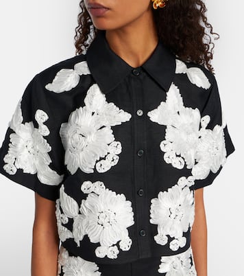 Chemise Callie en lin mélangé | Simkhai