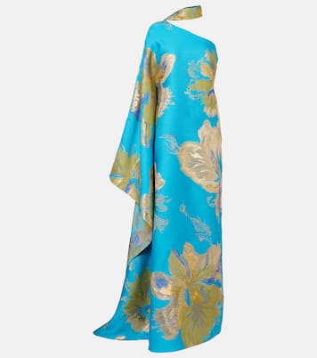 Hardison Bloom floral satin kaftan | Taller Marmo