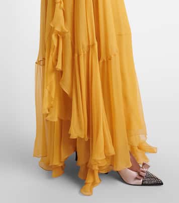 Robe aus Seidenmusselin | Chloé