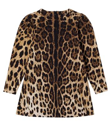 Kleid DG aus einem Baumwollgemisch | Dolce&Gabbana Kids